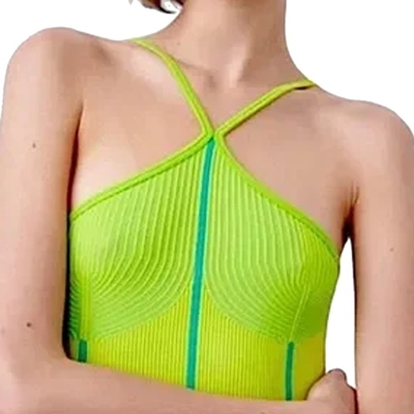 ZARA Compression Bodysuit Leotard Romper Playsuit Seamless Versatile - Picture 7 of 15